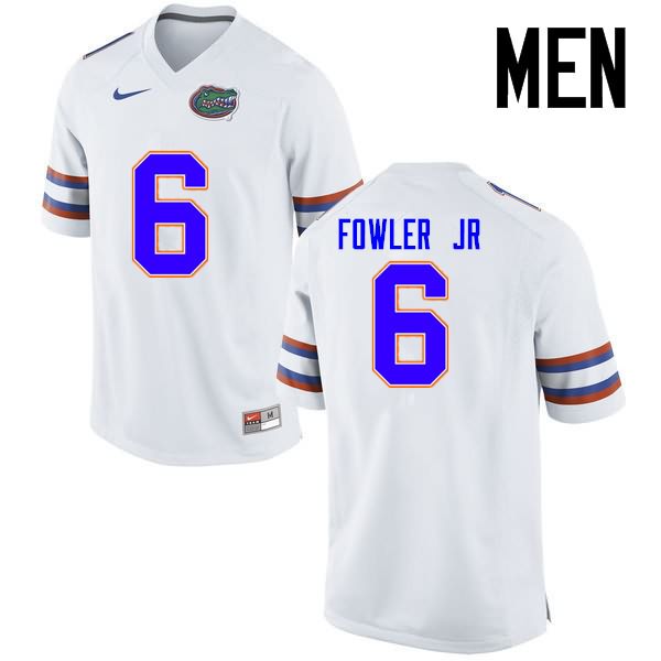 Men's NCAA Florida Gators Dante Fowler Jr. #6 Stitched Authentic Nike White College Football Jersey ILM2865KV